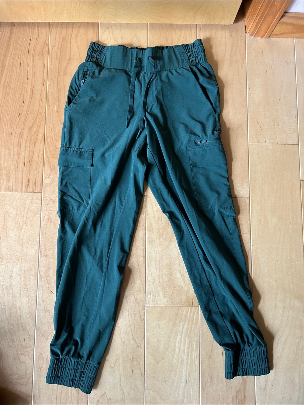 all in motion Dark Teal Cargo Joggers XS